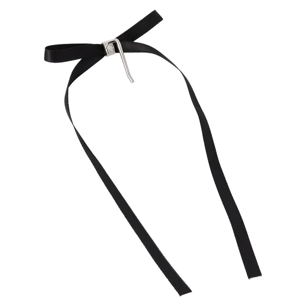 Solid Long Tail Bow Pony Hook Set