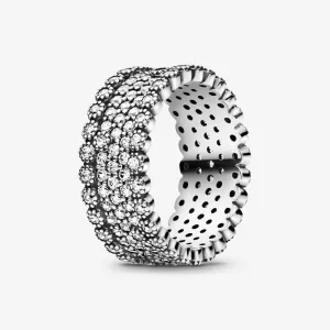 Sparkling Pavé Band Ring
