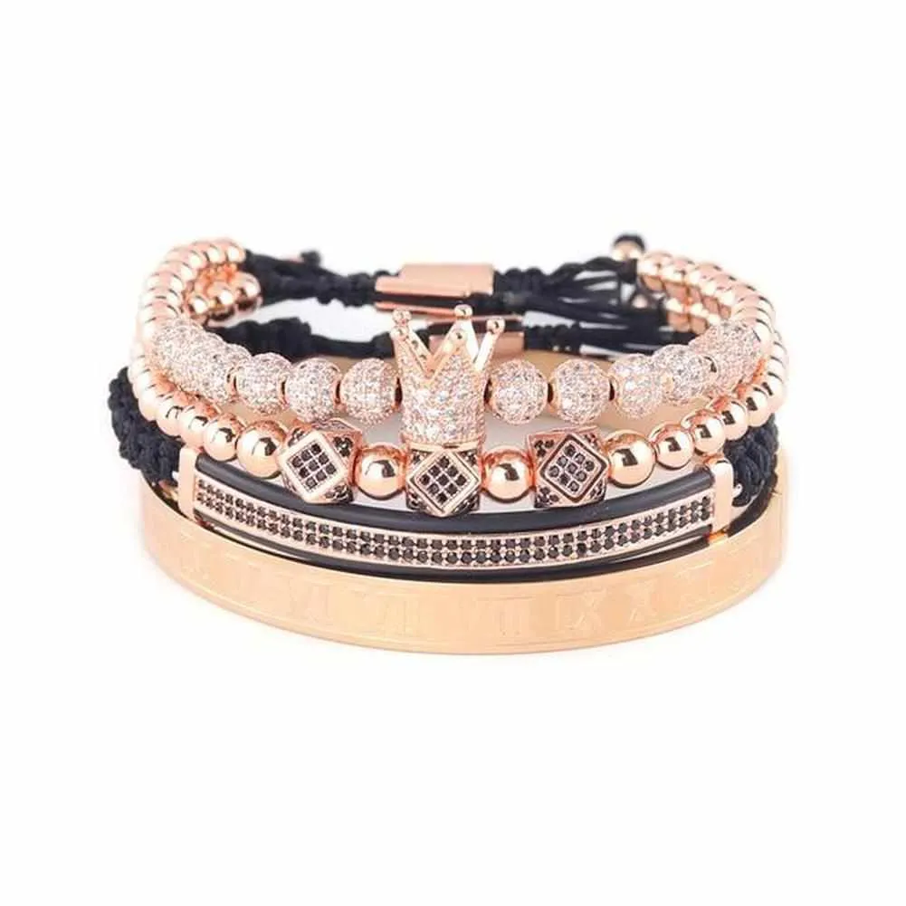 Stainless Steel Royal Bangle Set