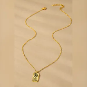 STAR TAROT CARD NECKLACE
