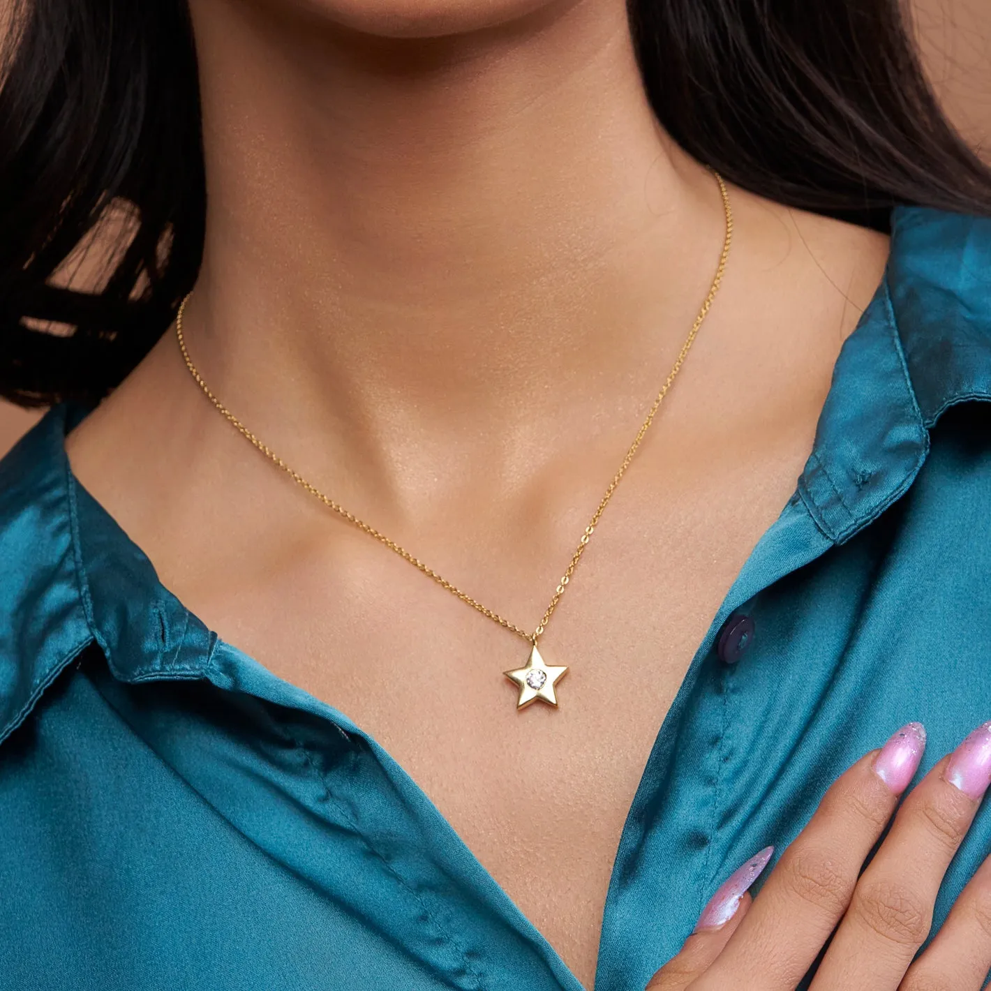 Sterling Silver Star Pendant