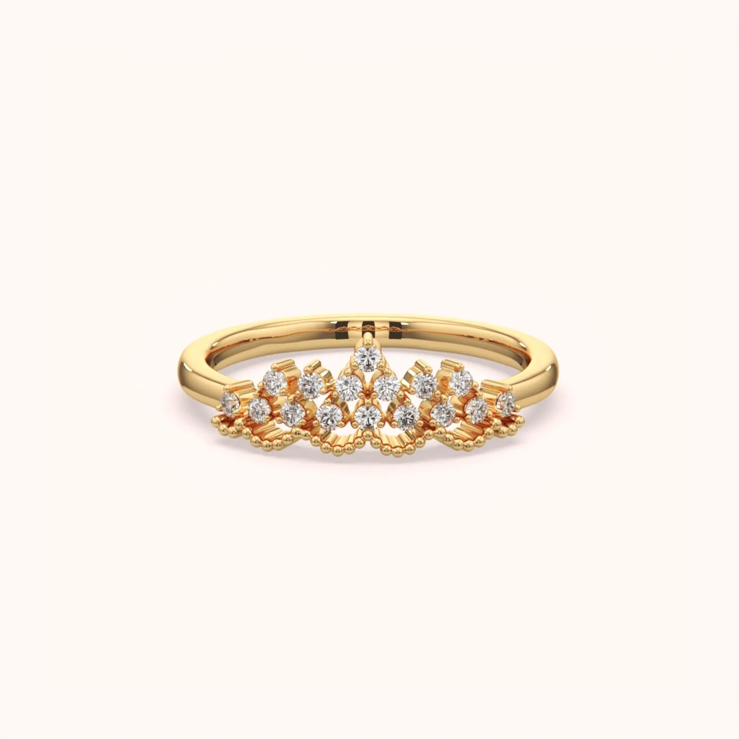 Stunning Unique Style Diamond Ring