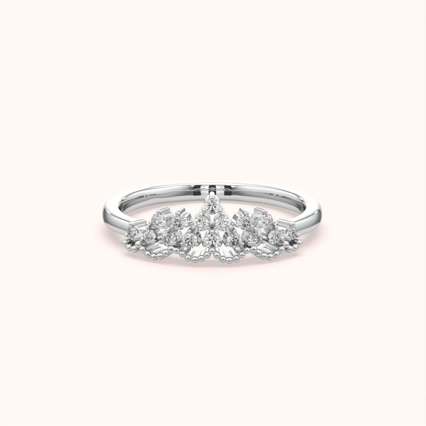 Stunning Unique Style Diamond Ring