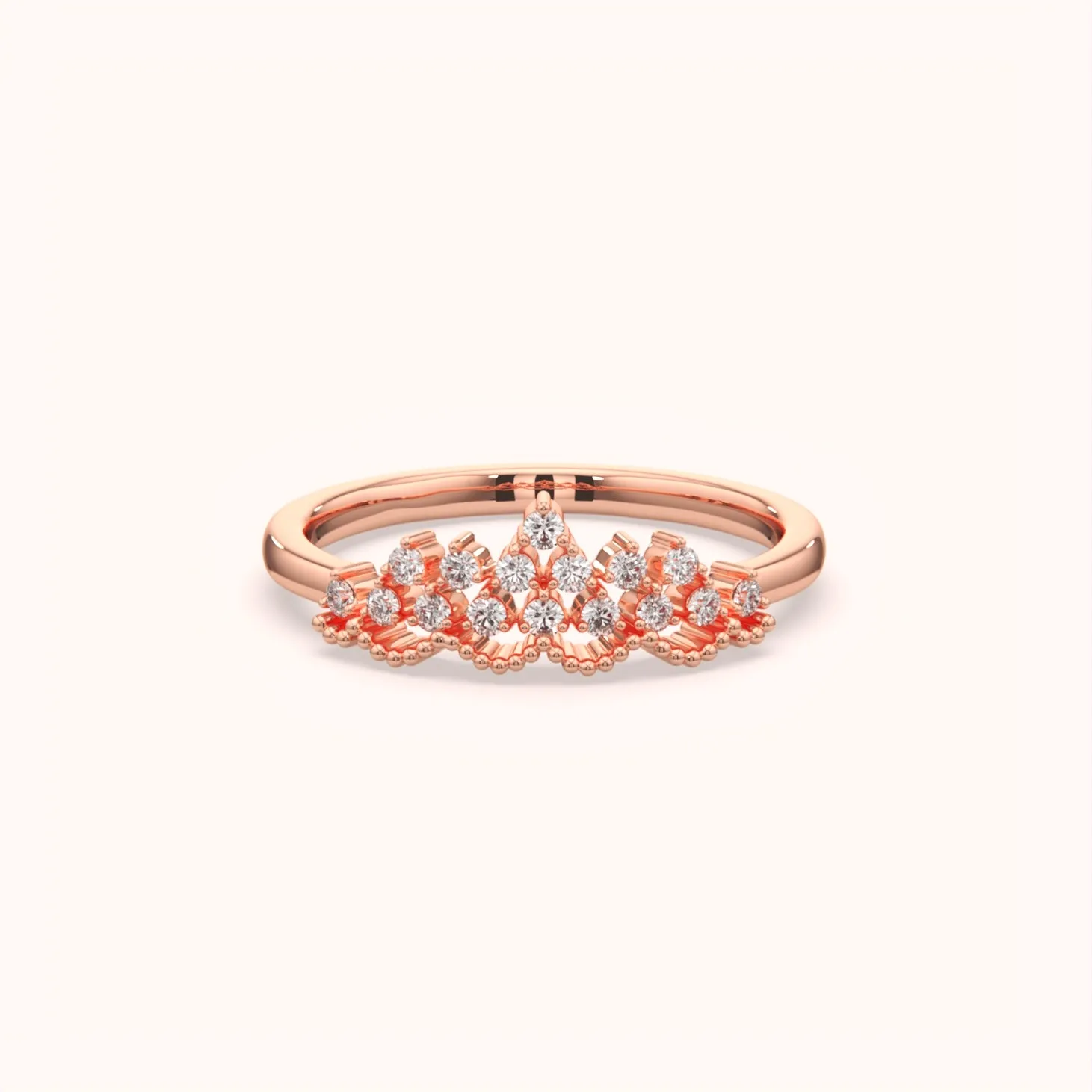 Stunning Unique Style Diamond Ring