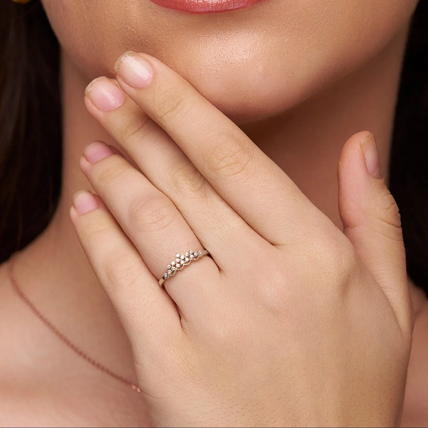 Stunning Unique Style Diamond Ring