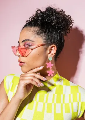 The Vintage Royalty Malibu Earrings (Pink)