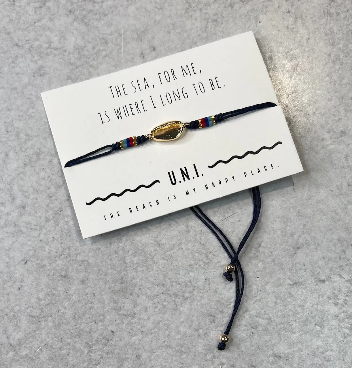 U.N.I. Cowrie Seashell Bracelets