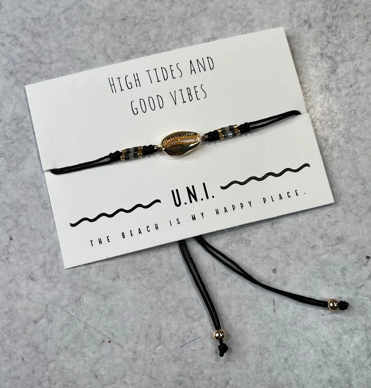 U.N.I. Cowrie Seashell Bracelets