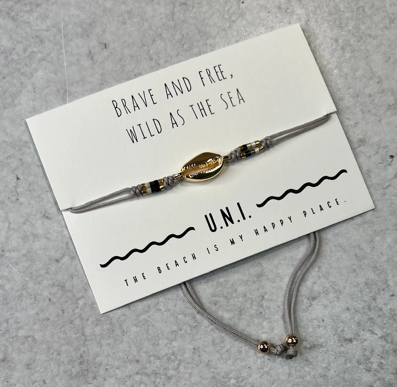U.N.I. Cowrie Seashell Bracelets