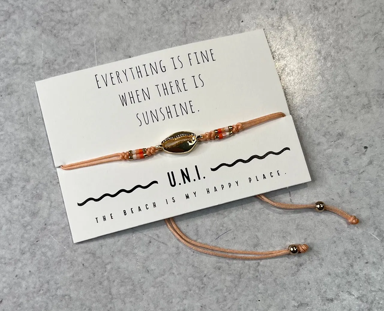 U.N.I. Cowrie Seashell Bracelets