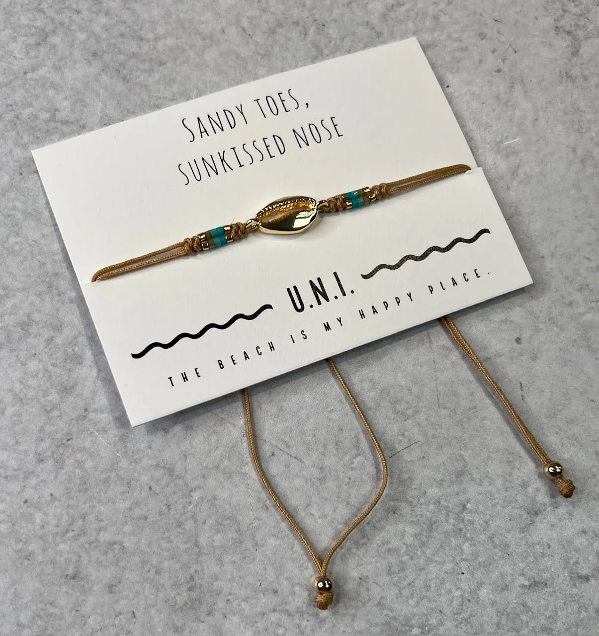 U.N.I. Cowrie Seashell Bracelets