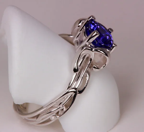 Unique Custom Designed Tanzanite Ring