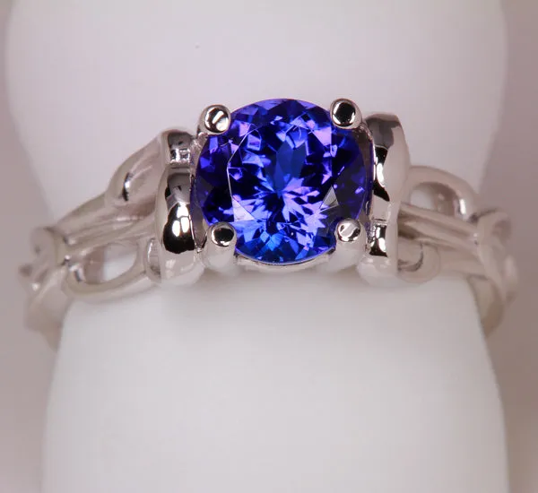 Unique Custom Designed Tanzanite Ring