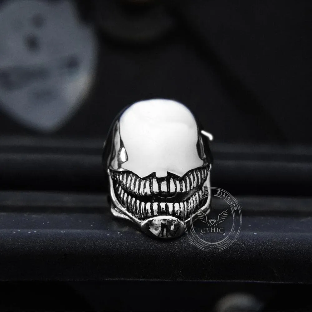 Unique Skull Stainless Steel Openable Ring