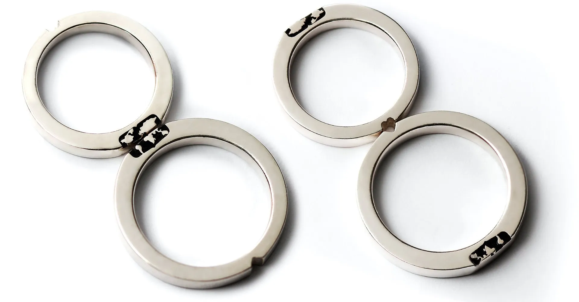 Unique wedding bands for travelers
