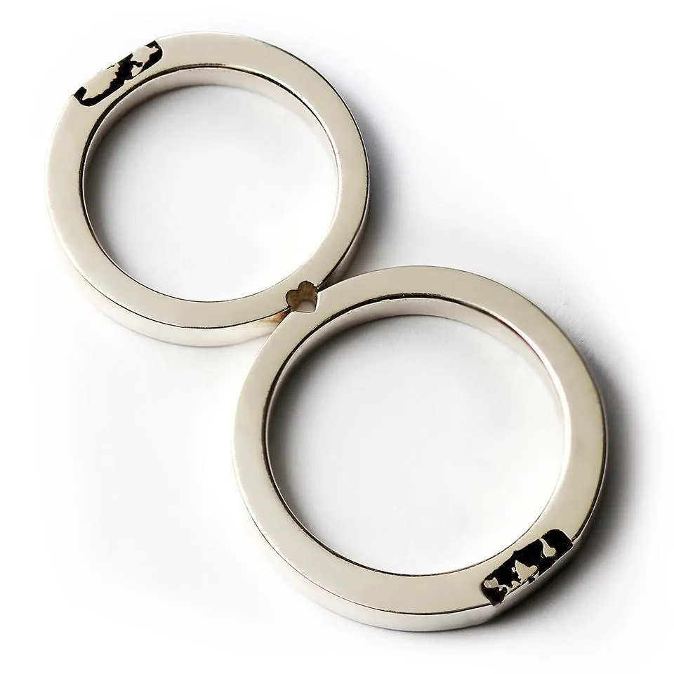 Unique wedding bands for travelers