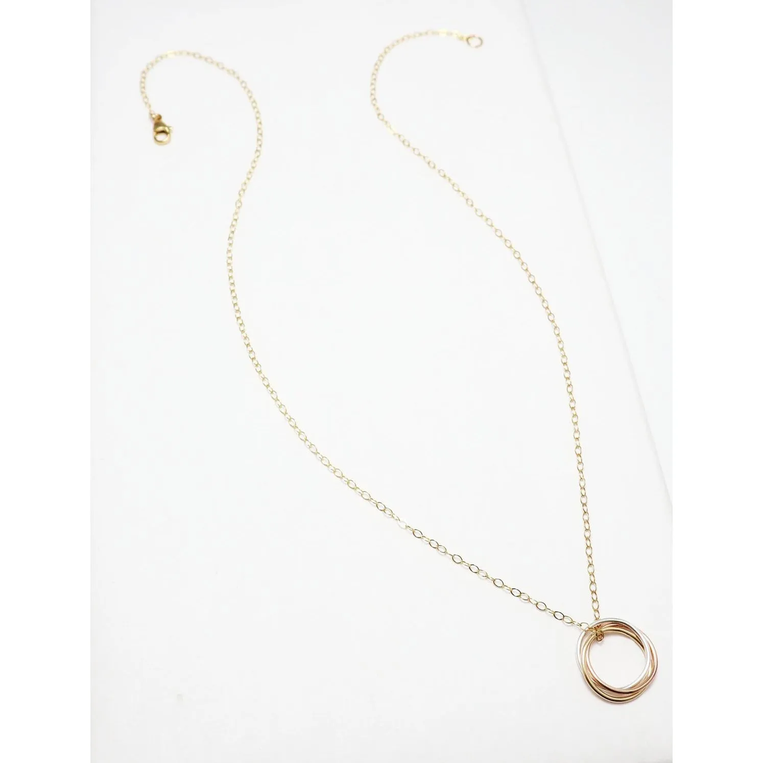 Unity Interlocking Circle Necklace No. II