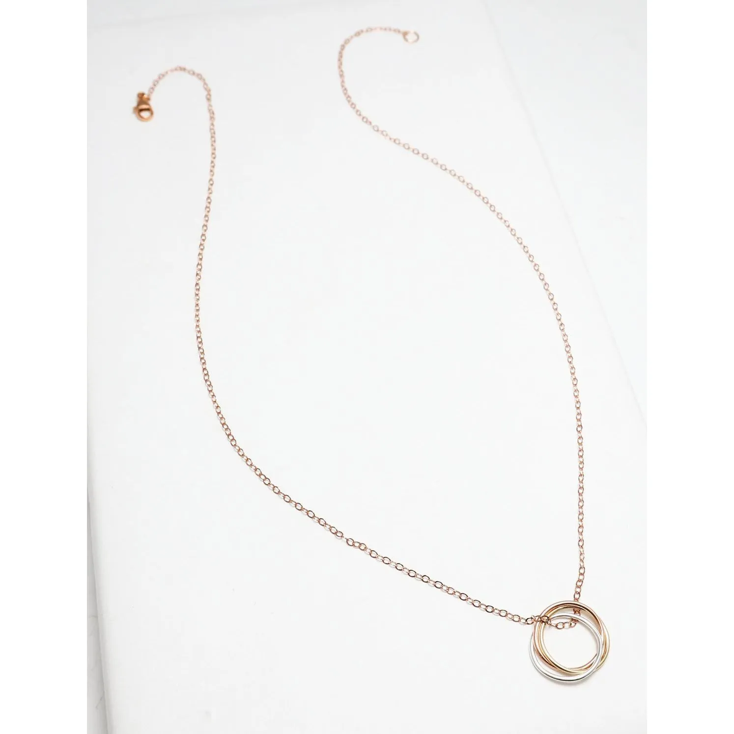 Unity Interlocking Circle Necklace No. II