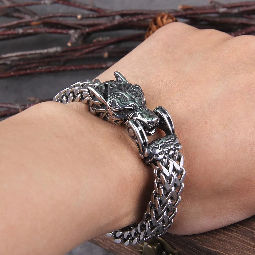 Vintage Punk Men's Stainless Steel Bracelet