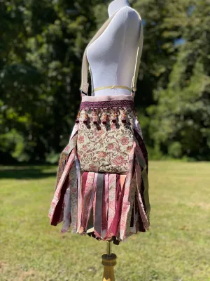 Vintage Vibes Fringe Purse, Festival Fringe Shoulder Bag, Hippie Handbag, Boho Chic Embellished purse