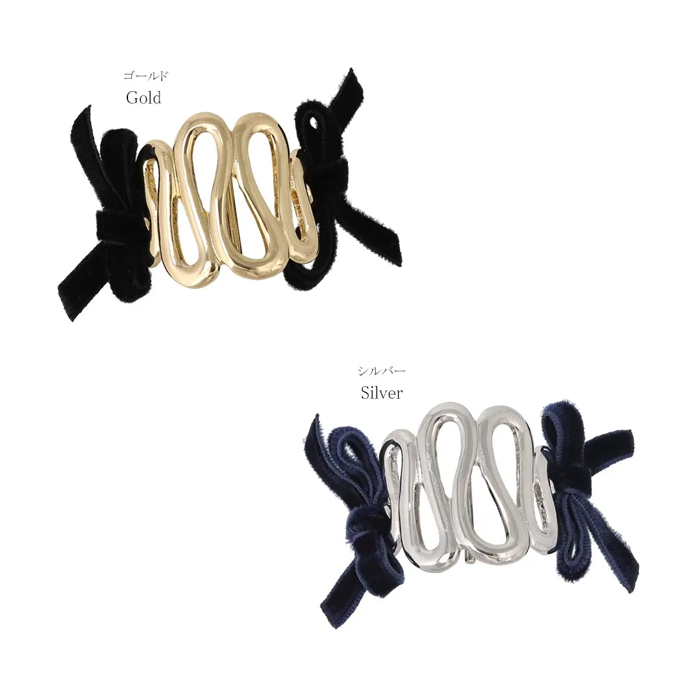 Wave Side Bow Pony Hook