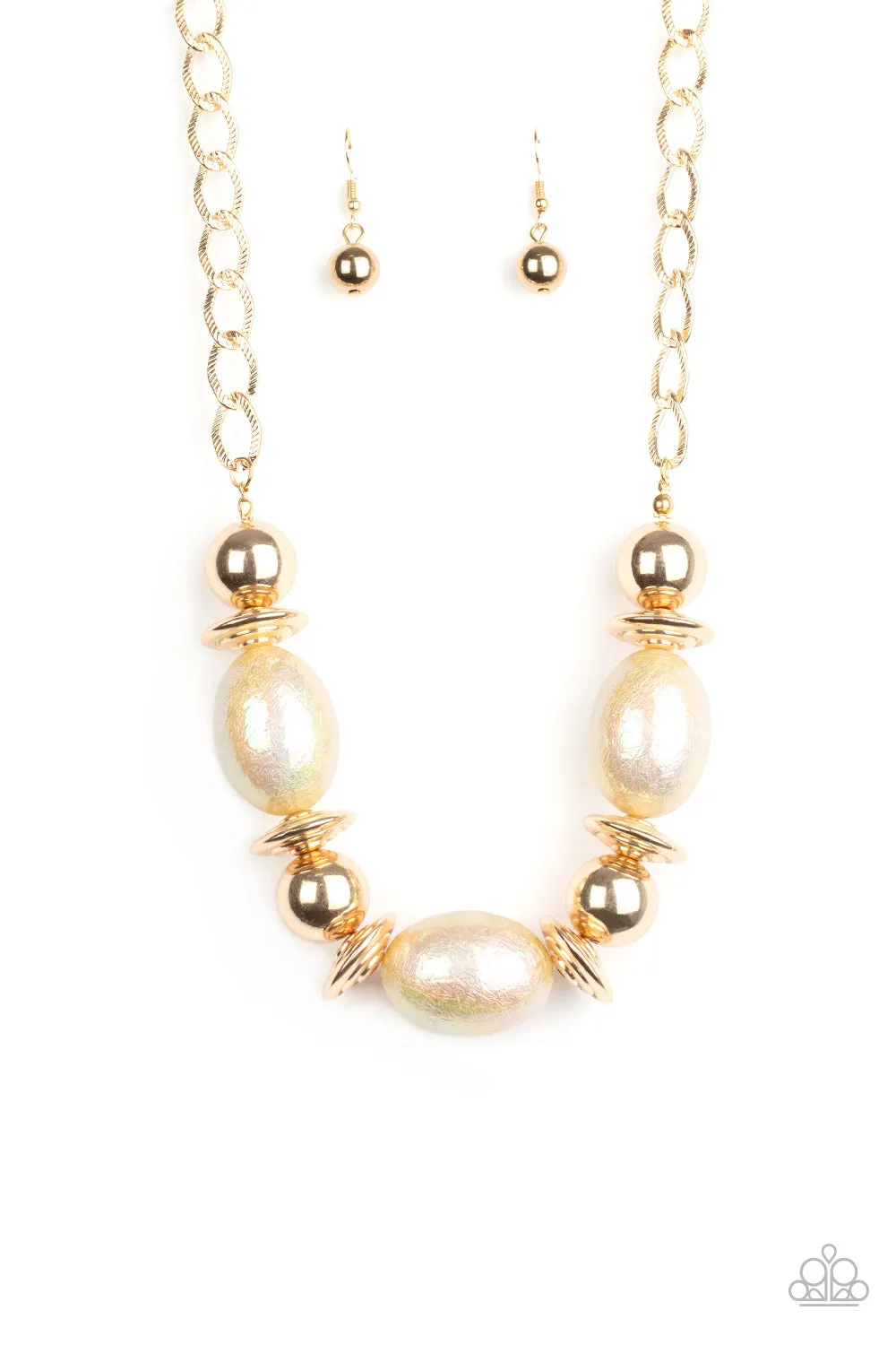 Welcome To The Big Leagues- Gold Necklace