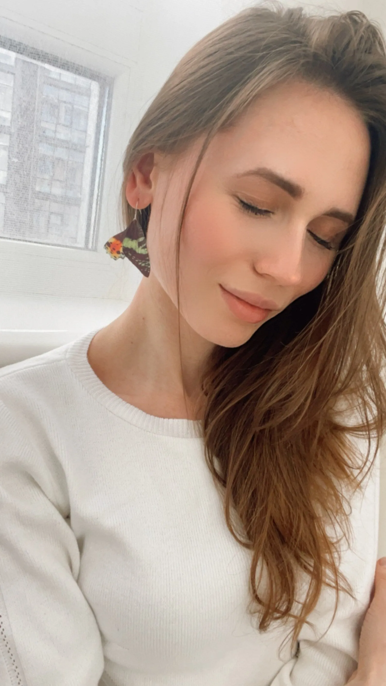 Wimsigoth Sunset Moth Earrings Perfect Gift For Anyone Who Love Moth