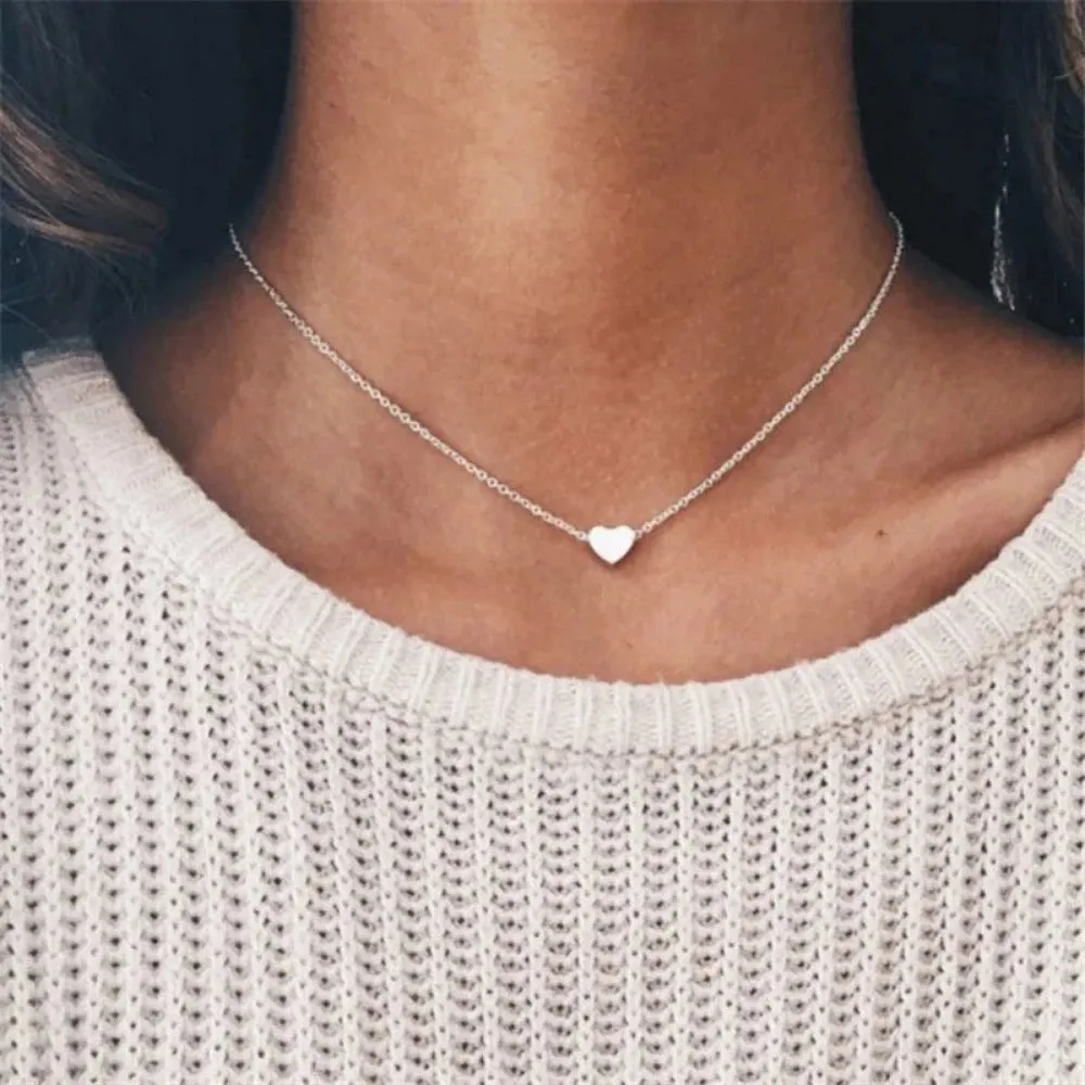 women necklaces heart bohemian pendants popular multilayer necklace ✈️ free.shipping