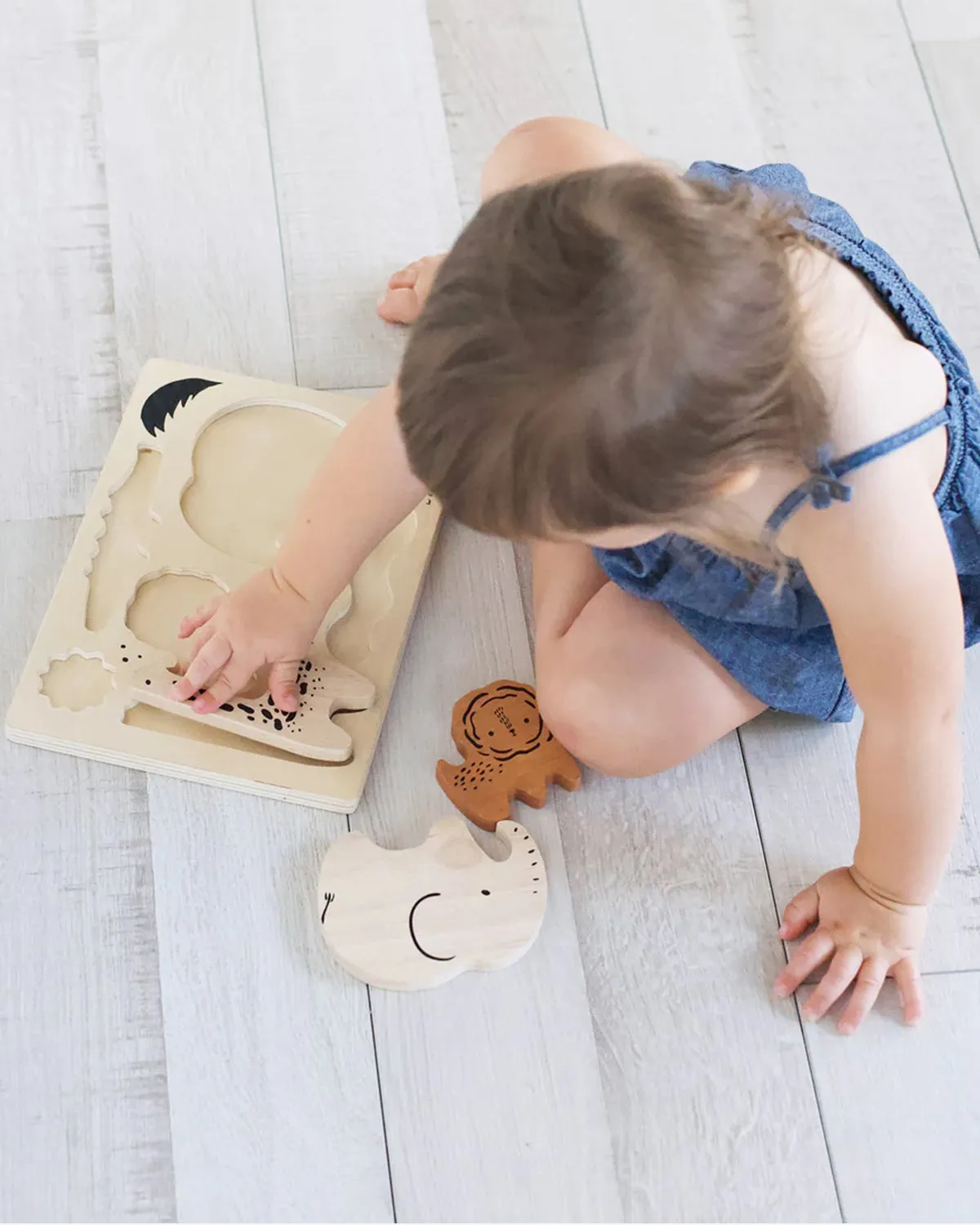 Wooden Puzzle - Safari Animals <br>Wee Gallery