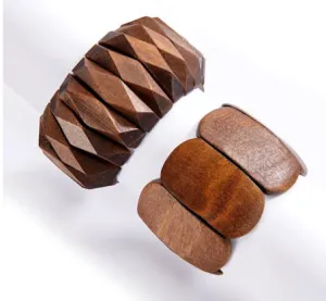 Wooden Stretch Bracelets