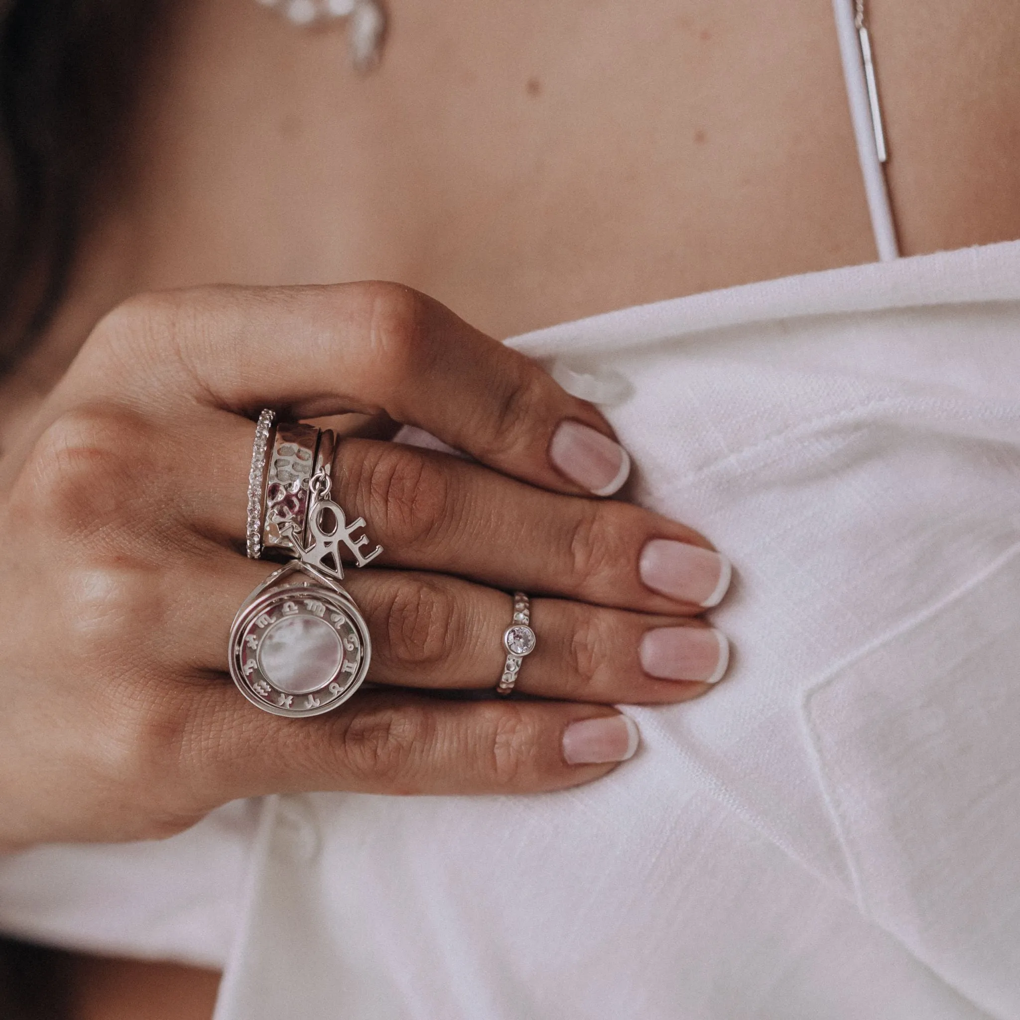 Zodiac Double Sided Ring